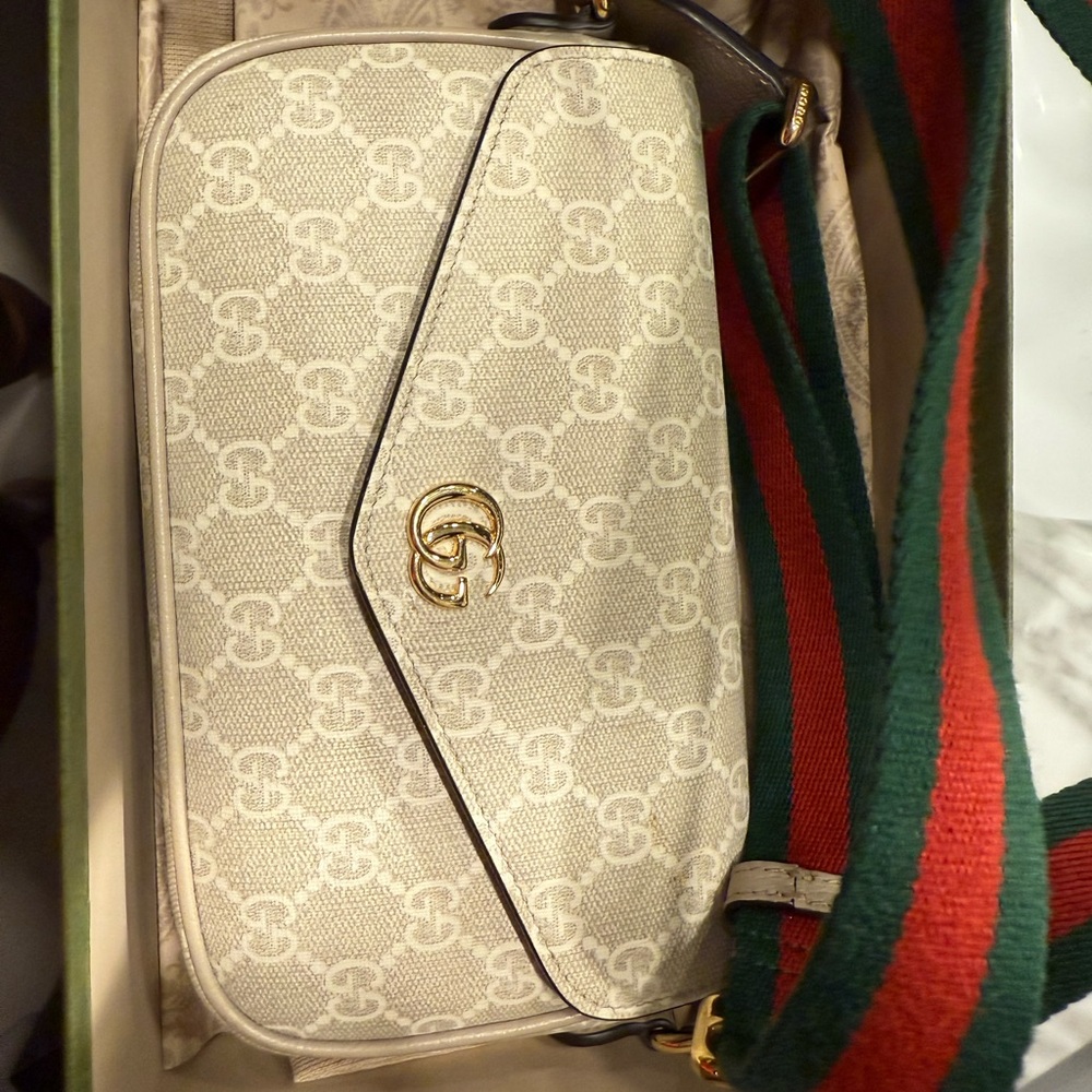 Gucci Ophidia Mini Bag (cream)